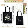 DIY Ethnic Style Embroidery Canvas Bags Kits DIY-WH0292-89-2