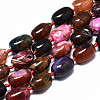 Natural Multi-Color Agate Beads Strands G-S370-055D-01-1