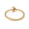 304 Stainless Steel Adjustable Open Cuff Rings RJEW-Q806-01G-02-3