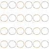 DICOSMETIC 120Pcs 2 Colors Brass Linking Rings KK-DC0002-69-1