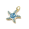 Brass Enamel Pendants KK-P338-03C-G02-2