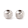 201 Stainless Steel Beads STAS-A057-04C-P-1