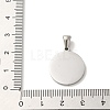 304 Stainless Steel Pendants STAS-I204-Z-P-3