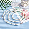 ABS Plastic Imitation Pearl Bag Strap Chains FIND-PH0004-06-8