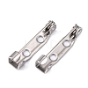 Tarnish Resistant 304 Stainless Steel Pin Brooch Back Bar Findings X-STAS-Q184-01-3