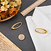 2Pcs Oval Alloy Brooched for Backpack Clothes JEWB-FG0001-74-4