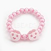 Acrylic Beads Kids Stretch Bracelets BJEW-JB03887-01-1