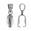 Tarnish Resistant 304 Stainless Steel Ice Pick Pinch Bails X-STAS-Q182-01-3