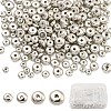 400Pcs 4 Styles CCB Plastic Spacer Beads CCB-YW0001-43P-1