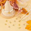 12Pcs Brass Micro Pave Cubic Zirconia Charms ZIRC-BBC0002-78-4