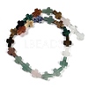 Natural & Synthetic Mixed Gemstone Beads Strands G-I369-A26-02-3