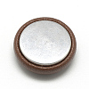 Imitation Leather Covered Cabochons WOVE-S084-06B-3