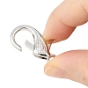Tibetan Style Alloy Lobster Claw Clasps PALLOY-O027-P01-3
