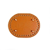 Oval PU Leather Purse Bottom FIND-WH0082-73E-1