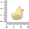 Flocky Resin Pendants FIND-S001-14P-3