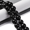 Natural Shungite Beads Strands G-M353-A04-12mm-2