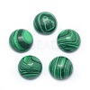 Synthetic Malachite Cabochons G-P393-R49-10MM-1