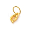 925 Sterling Silver Letter Charms with Jump Rings LS-STER-R008-01G-Q-2
