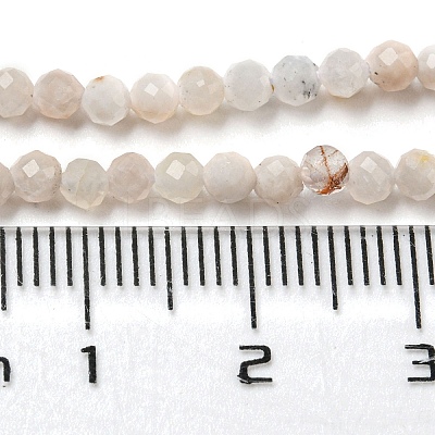 Natural Rainbow Moonstone Beads Strands G-A097-A02-03-1