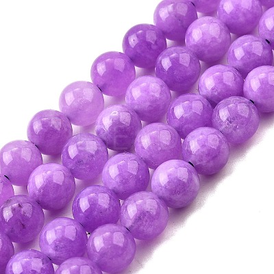 Dyed Natural Malaysia Jade Beads Strands G-G021-02B-05-1