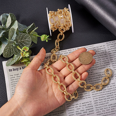 Yilis Handmade Alloy Link Chains LCHA-YS0001-01-1