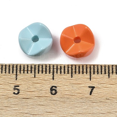 Opaque Acrylic Beads OACR-H058-09-1