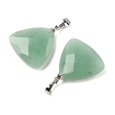 Natural Green Aventurine Pendants G-L614-D04-P03-1