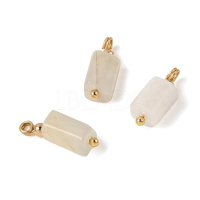 Natural White Moonstone Pendants GG-CBACE45-02G-07-1