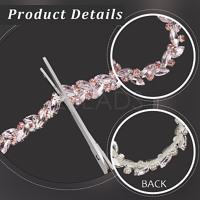 1Yards Iron Rhinestone Cup Chains DIY-CY0002-03-1