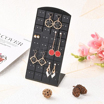 Organic Glass Earring Stands Displays EDIS-E003-2-1