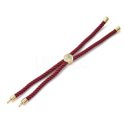 Cotton Cord Bracelet Making KK-F758-03R-G-1