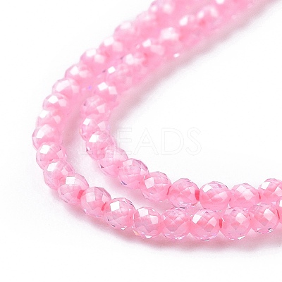 Cubic Zirconia Beads Strands G-F596-48G-2mm-1