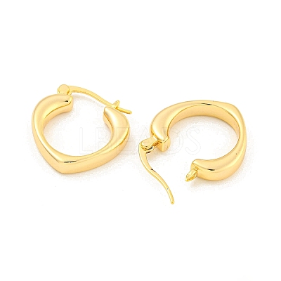 Brass Hoop Earrings for Women LS-EJEW-K286-04G-1
