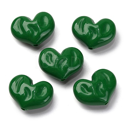 Opaque Acrylic Beads OACR-Z013-33E-1