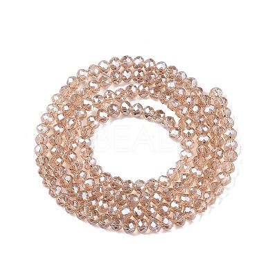 Electroplate Glass Beads Strands EGLA-A044-T2mm-A20-1