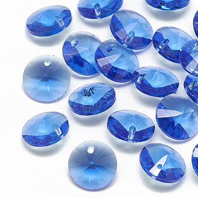 K9 Glass Rhinestone Charms RGLA-T072-10mm-T206-1