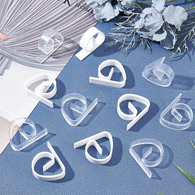 28Pcs 2 Colors Plastic Tablecloth Clips AJEW-GF0007-22-1