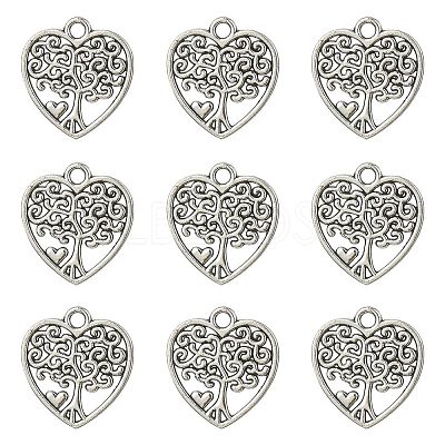 Tibetan Style Alloy Pendants TIBEP-YW0001-67-1
