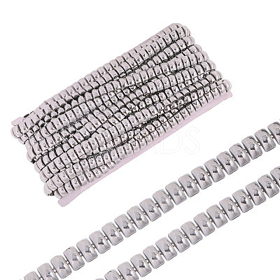 Rectangle Plastic Beaded Trimming DIY-WH0656-36A-1