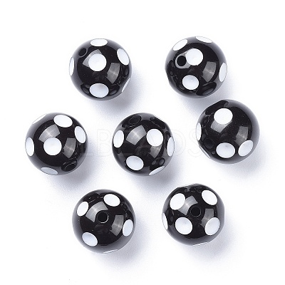 20MM Chunky Bubblegum Acrylic Round Beads X-SACR-S146-20mm-09-1