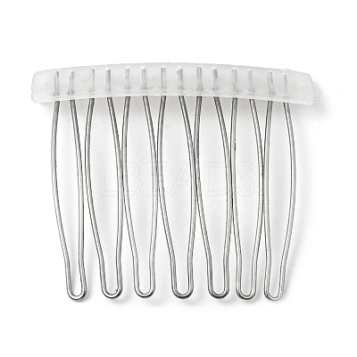 304 Stainless Steel & Plastic Hair Comb Findings MAK-K021-07A-P-1