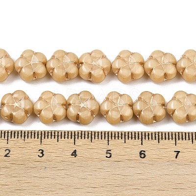 Czech Pressed Glass Beads GLAA-I061-28-1