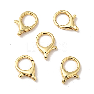 Brass Lobster Claw Clasps KK-J301-27G-1