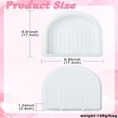 1Pc DIY Silicone Candle Molds DIY-CJ0002-67-1