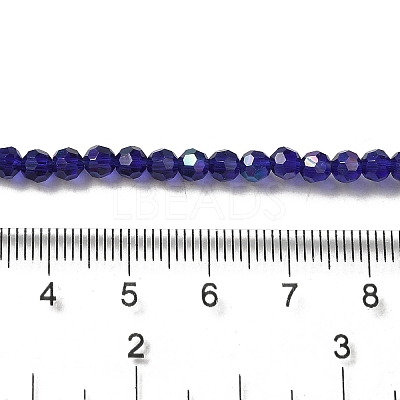 Electroplate Transparent Glass Beads Strands LS-EGLA-A035-T4mm-L06-1