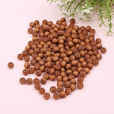 Opaque Acrylic Beads ACRC-WH0002-01E-1
