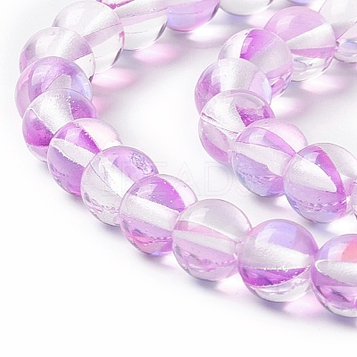 Synthetic Moonstone Beads Strands G-E573-02A-20-1