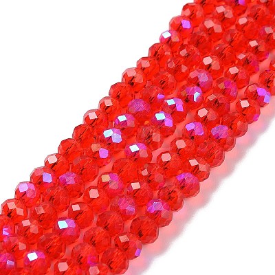 Electroplate Glass Beads Strands EGLA-A034-T1mm-L05-1