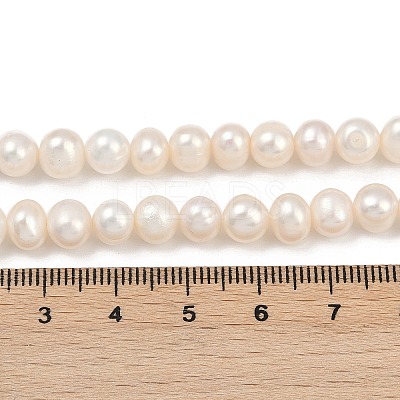 Natural Cultured Freshwater Pearl Beads Strands PEAR-I007-07Y-04A-1