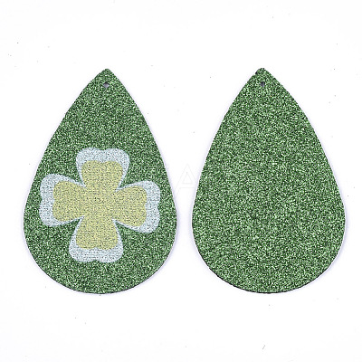 PU Leather Big Pendants FIND-S311-006C-1